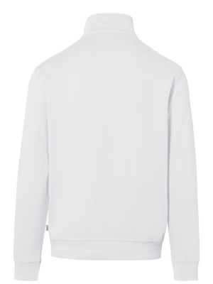 Unisex Zip Sweater Weiss